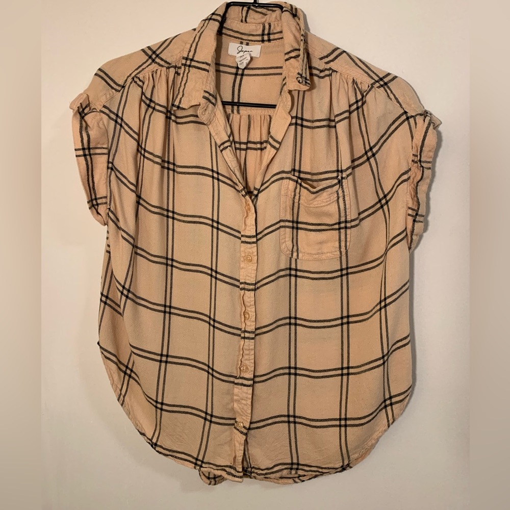 Japna Pink with Black Stripes Top
